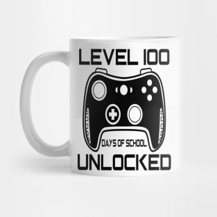 Level 100 completed 100 days of school unlocked Mug